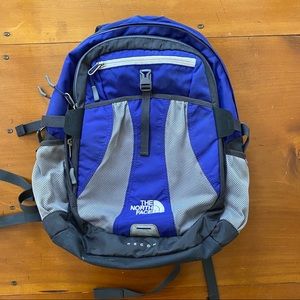 PURPLE NORTH FACE BACKPACK